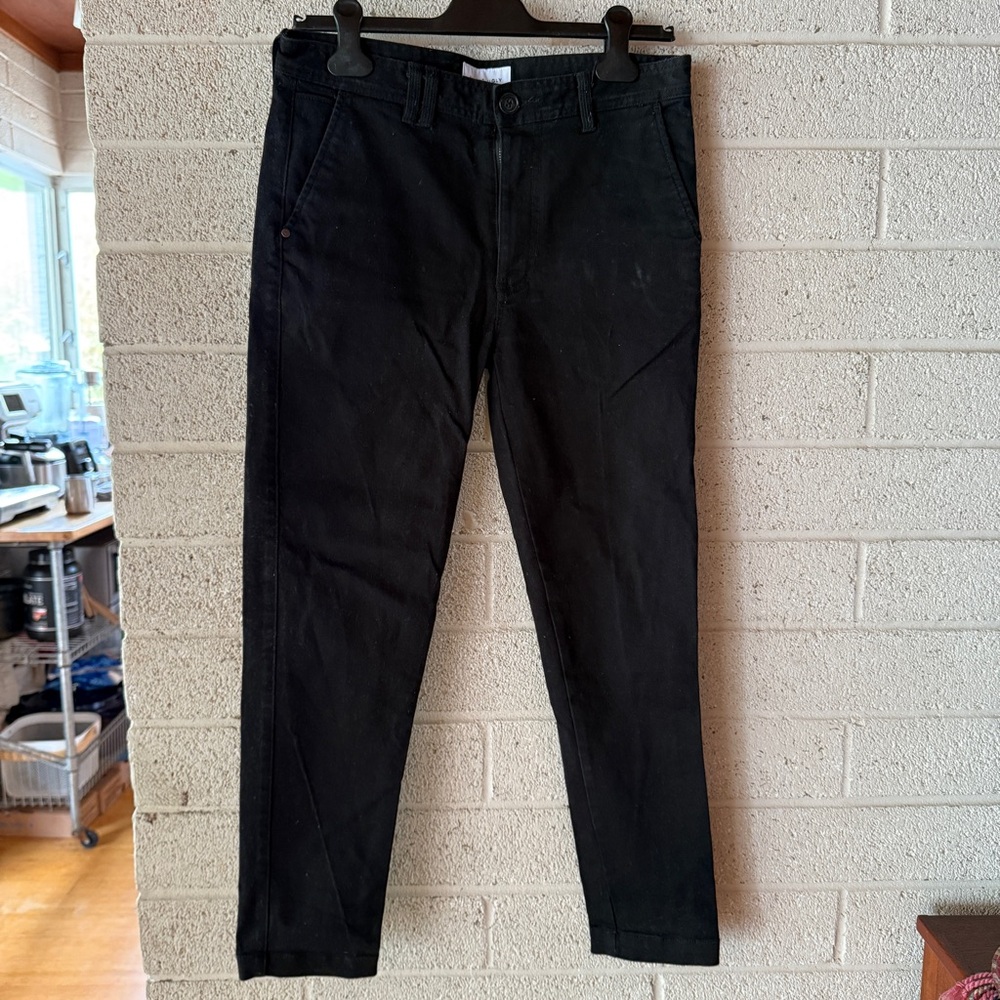 I Love Ugly Twill Black Pants size small